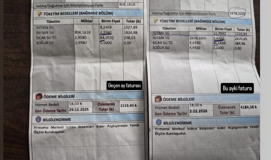 Malatya’da afet ve rezerv alan konutlarında merkezi sistemle ısınan dairelere