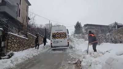Malatya’da 9 ilçede eğitime ara verilmesine rağmen merkezde uygulanan kısmi