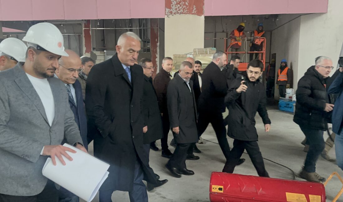 Kültür ve Turizm Bakanı Mehmet Nuri Ersoy, Malatya’da yapımı devam