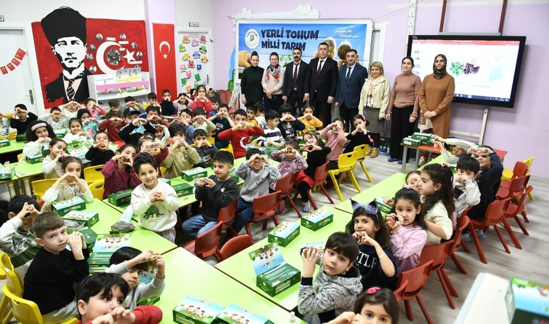 Yeşilyurt Belediyesi’nden Miniklere Tarım Eğitimi Yeşilyurt Belediyesi’nin “Yerli Tohum Milli Tarım” projesi kapsamında Bostanbaşı Anaokulu’nda