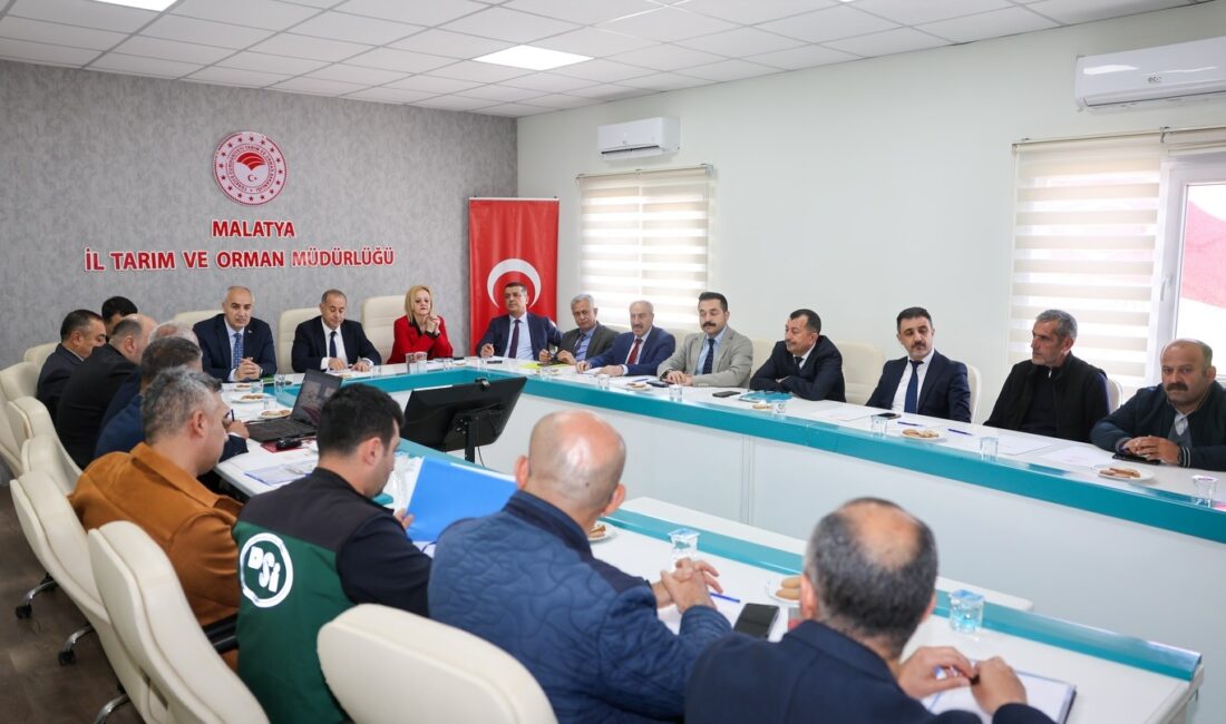 Malatya’da 2026 yılı tarımsal sulama planı masaya yatırıldı. Kuraklıkla mücadele,