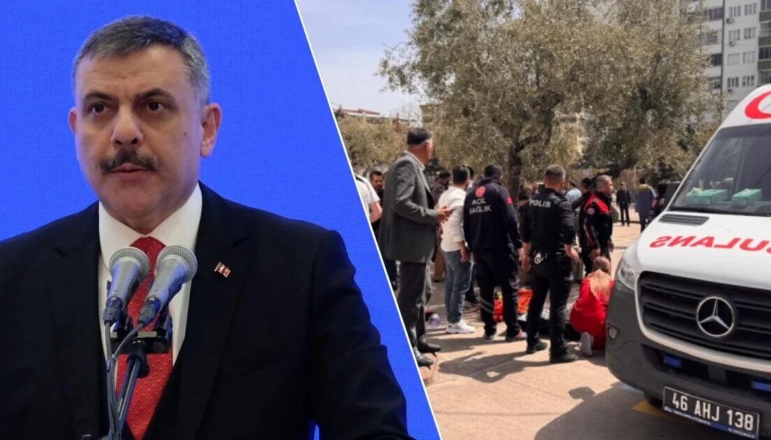 İçişleri Bakanı Mustafa Çiftçi, Kahramanmaraş’ta bir ortaokulda meydana gelen silahlı