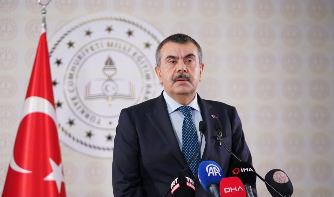 Millî Eğitim Bakanı Yusuf Tekin, Bakanlık merkez binasında düzenlediği basın