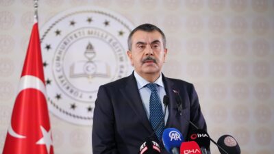 Millî Eğitim Bakanı Yusuf Tekin, Bakanlık merkez binasında düzenlediği basın