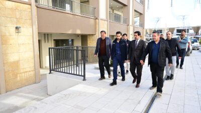 Battalgazi Belediye Başkanı Bayram Taşkın, Akpınar Çarşısı’nda son hazırlıkların tamamlandığını