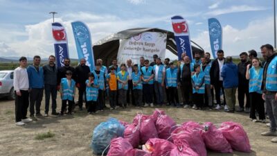 Malatya’nın Kale ilçesinde “Doğaya Saygı, Geleceğe Temizlik” etkinliği kapsamında kıyı