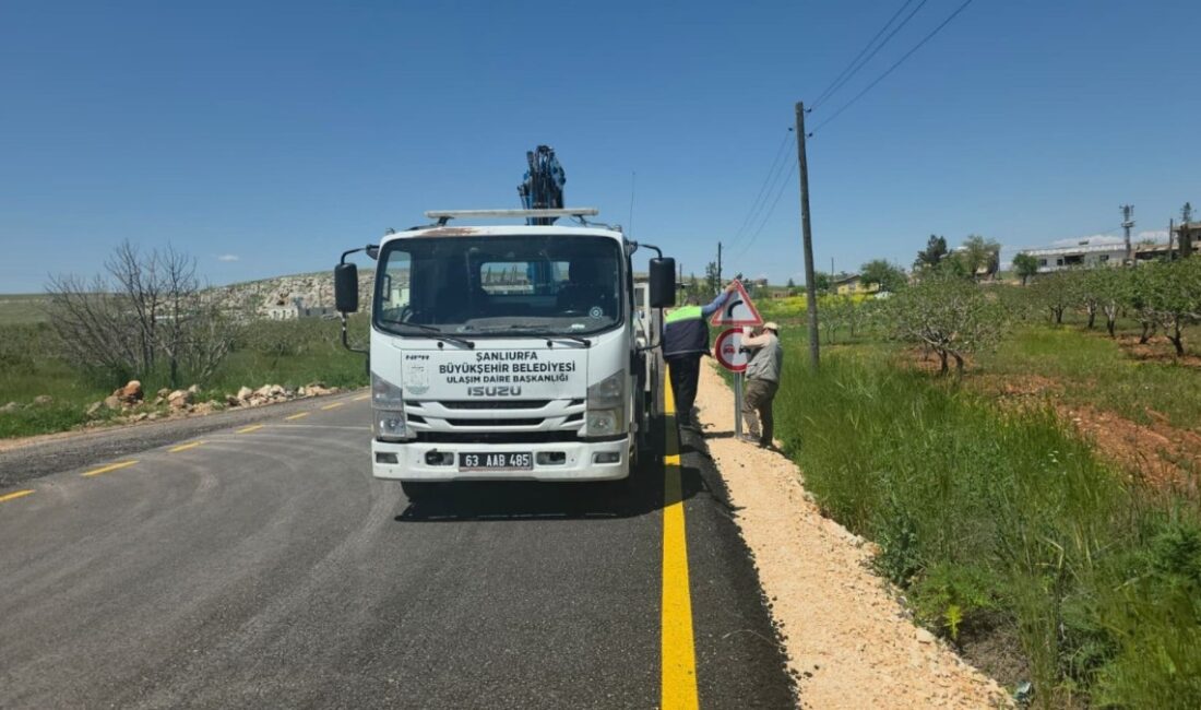 Şanlıurfa Büyükşehir Belediyesi, kırsal ulaşım altyapısını güçlendirmek amacıyla başlattığı çalışmalar