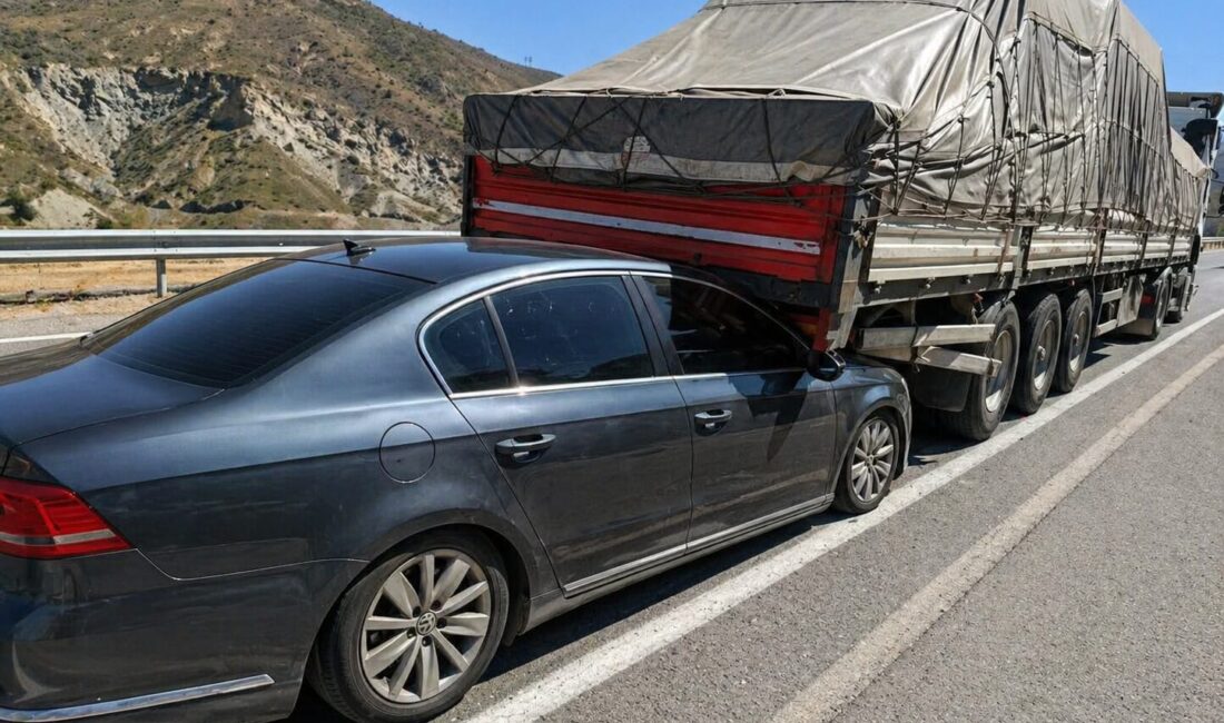 Malatya’nın Doğanşehir ilçesinde TIR’a arkadan çarpan otomobilin sürücüsü İbrahim Coşkun,