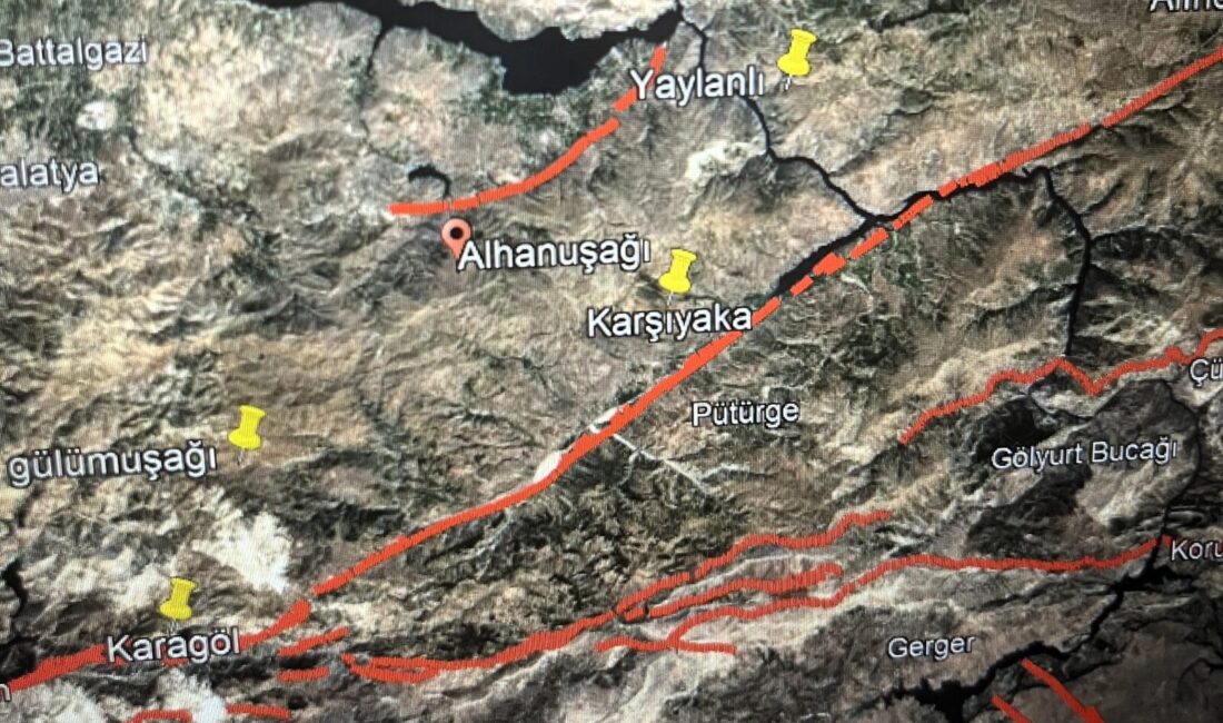 AFAD tarafından 4.4 olarak açıklanan Battalgazi depremi sonrası ünlü yer
