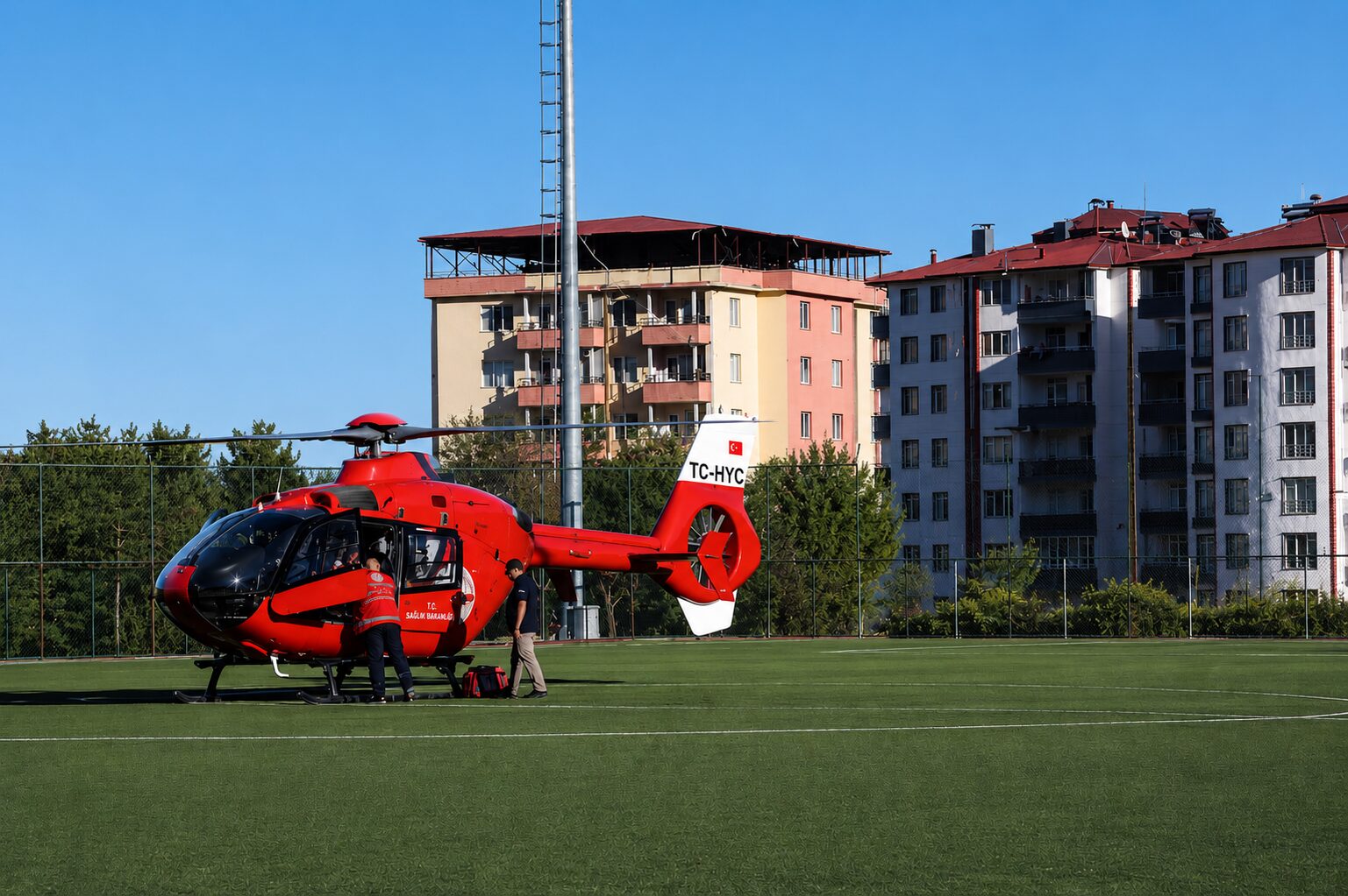 7 Aylık Bebek İçin Zamanla Yarış: Helikopter Ambulans Havalandı Malatya’nın Darende ilçesinde solunum yetmezliği yaşayan 7 aylık erkek bebek,