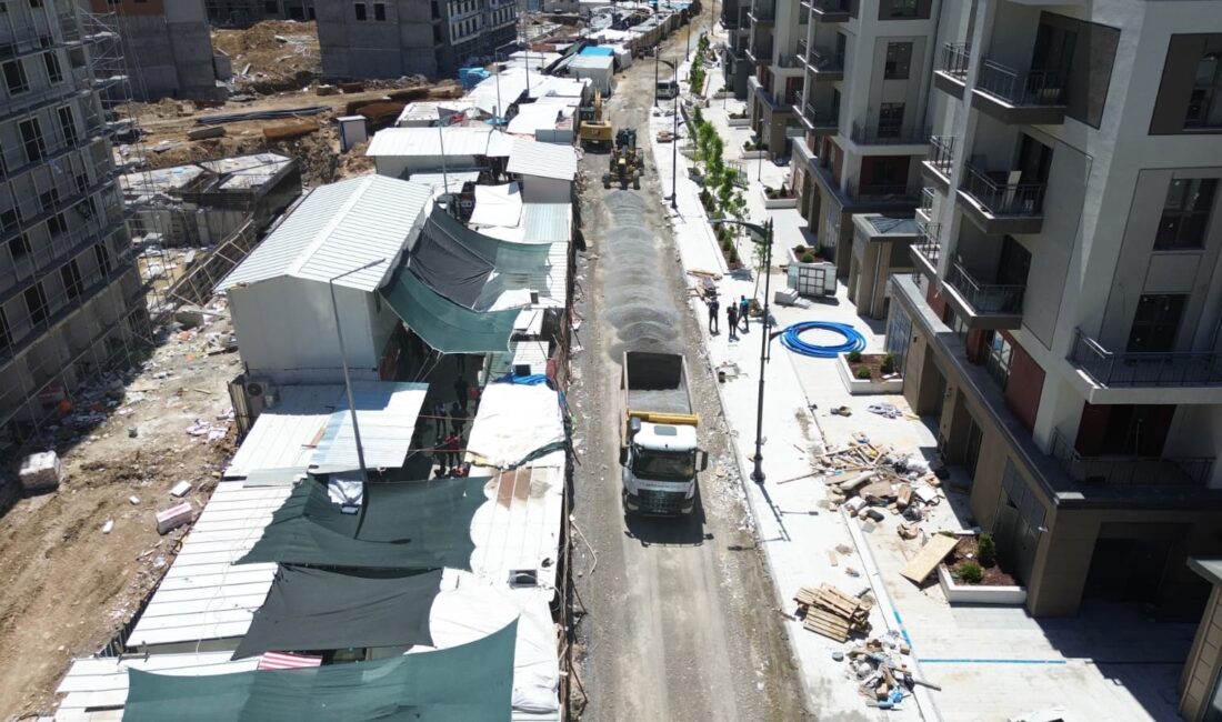 Battalgazi Belediyesi, Malatya çarşı merkezinde devam eden inşa çalışmaları nedeniyle