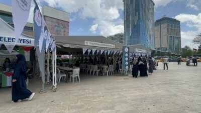 Malatya’da İlim Yayma Cemiyeti tarafından Gazze’ye destek amacıyla organize edilen