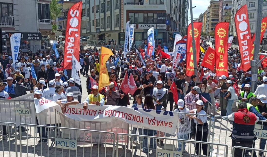 1 Mayıs Emek ve Dayanışma Günü, Malatya’da Turan Emeksiz Meydanı’nda