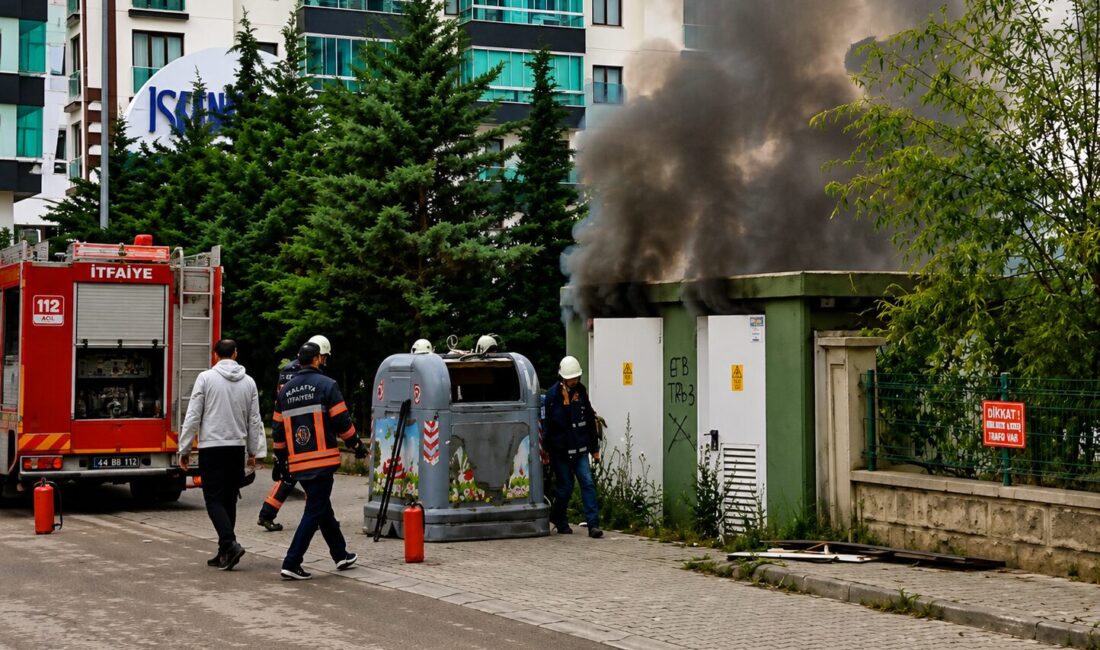 Malatya’da bir trafoda çıkan yangın mahalle sakinlerine korku dolu anlar
