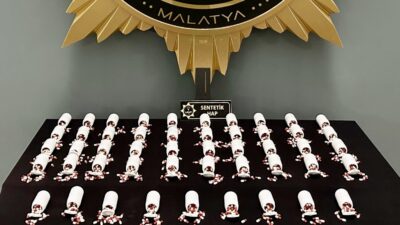Malatya’da polis ekiplerinin MAŞTİ Otogarı’nda yaptığı uygulamada 2 bin 970