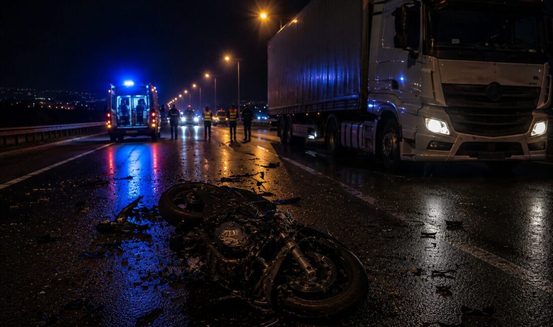 Tırla Çarpışan Motosikletin Sürücüsü Hayatını Kaybetti Malatya’da tır ile motosikletin çarpıştığı kazada ağır yaralanan motosiklet sürücüsü