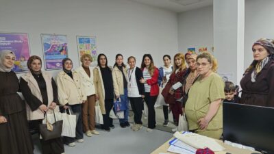 Malatya’nın Yeşilyurt ilçesinde düzenlenen “Gebe Okulu” eğitiminde anne adaylarına doğum,