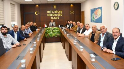 Battalgazi ilçesinden muhtarlardan oluşan heyet, DSİ 9. Bölge Müdürü Ömer