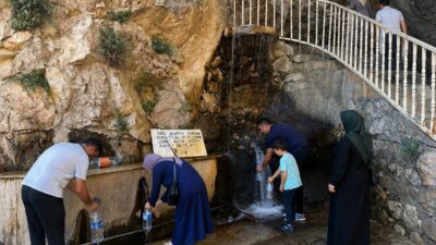 Darende’de bulunan Ilıca Ziyaret Piknik Alanı, doğal güzellikleri, serin pınar
