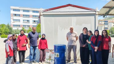 Malatya Hacı Avni Kız Anadolu İmam Hatip Lisesi’nde kurulan Atık