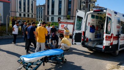 Malatya’da otomobil ile motosikletin çarpışması sonucu meydana gelen trafik kazasında