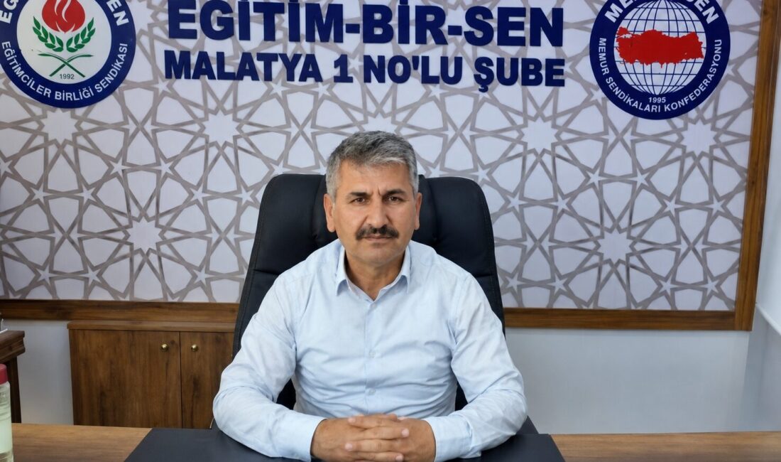 Söylemez: “Sorunlar Yeni Dönem Başlamadan Çözülmeli” Eğitim-Bir-Sen Malatya 1 Nolu Şube Başkanı Hüseyin Söylemez, 2025-2026 eğitim