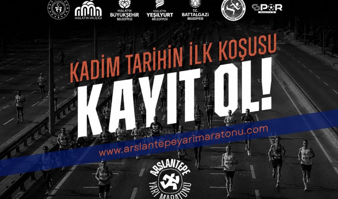 Uluslararası Malatya Arslantepe Yarı Maratonu İçin Geri Sayım Başladı Malatya Büyükşehir Belediyesi ile Türkiye Atletizm Federasyonu iş birliğinde düzenlenecek