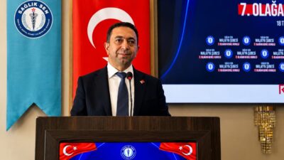 Sağlık-Sen Malatya Şubesi’nin 7. Olağan Genel Kurulu’nda Hasan Ulutaş yeniden