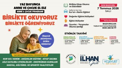 Yeşilyurt Kent Konseyi, yaz tatilini verimli, eğitici ve eğlenceli geçirmek