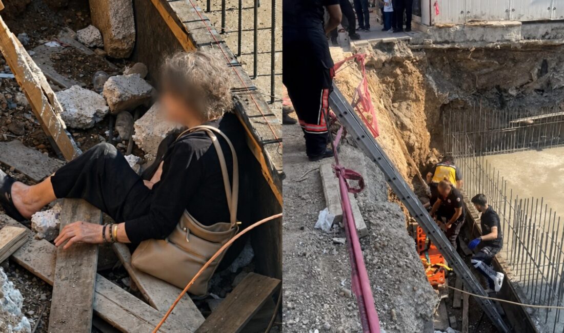 Kaldırımda Yürürken İnşaat Alanına Düştü Malatya’da kaldırımda yürüyen bir kadın, dengesini kaybederek inşaat temeline düştü.