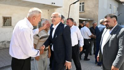 Malatya Büyükşehir Belediye Başkanı Sami Er, Hekimhan ilçesindeki temasları kapsamında