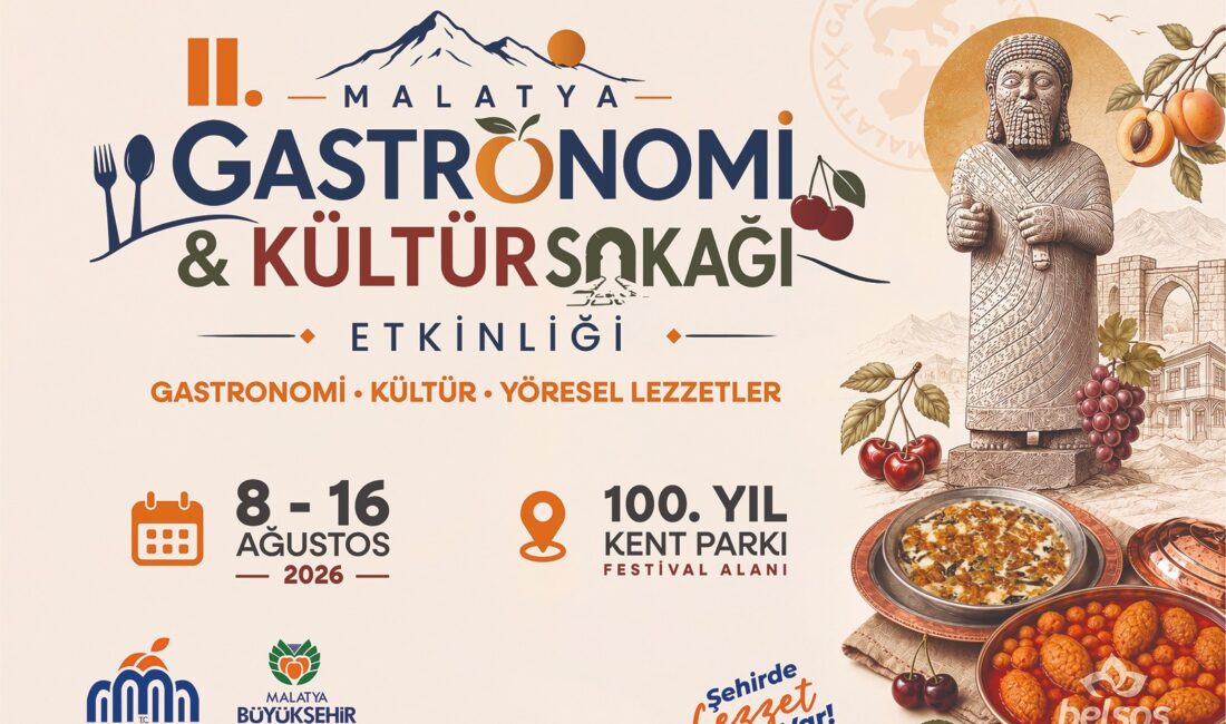 Malatya’da Gastronomi Şöleni Başlıyor Malatya Kültür Yolu Festivali kapsamında düzenlenen Gastronomi & Kültür