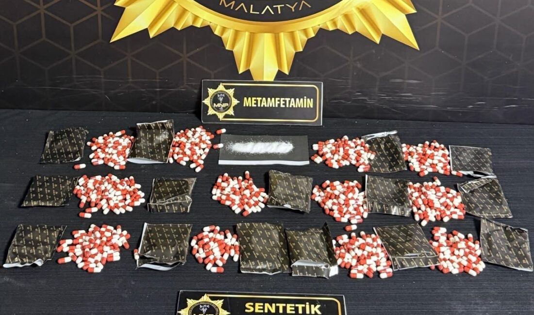 Malatya’da narkotik ekiplerinin sokak satıcılarına yönelik bir haftalık fiziki takip