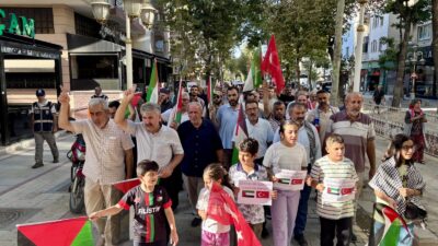 Kudüs Kardeşlik Platformu tarafından Gazze’ye insani yardımın engelsiz ulaştırılması talebiyle