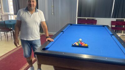 Türkiye’nin başarılı bilardo sporcularından Erkan Aktı, deprem sonrası Malatya’da sosyal