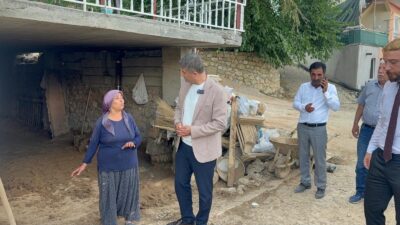 İYİ Parti Malatya İl Başkanı Serdar Yıldız, Hekimhan’ın Kocaözü Mahallesi’nde