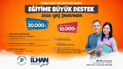 Yeşilyurt Belediyesi, gençlerin eğitim hayatındaki başarılarını desteklemeye yönelik çalışmalarını bu