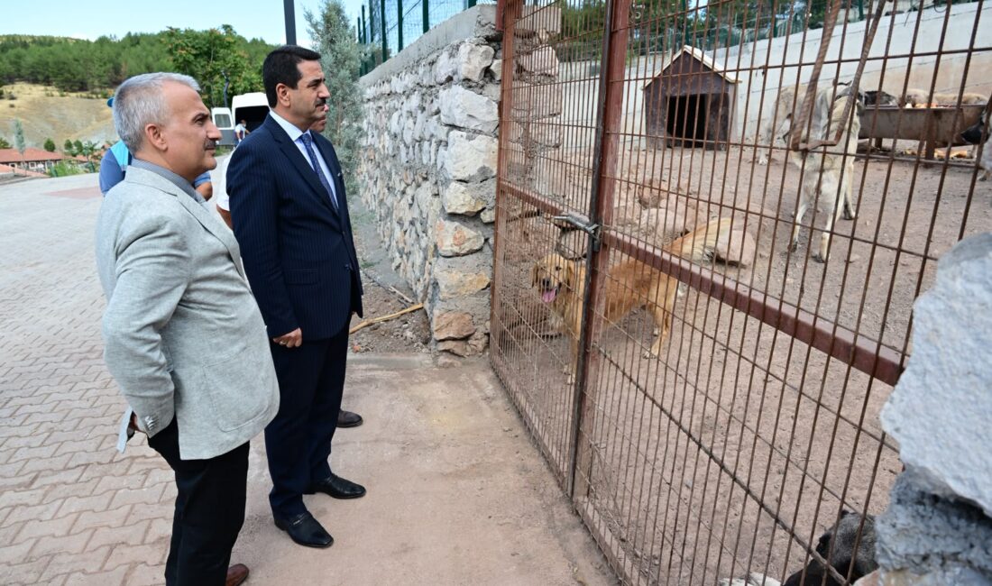 Başkan Taşkın, Hayvan Barınağında İncelemelerde Bulundu Battalgazi Belediye Başkanı Bayram Taşkın, belediye tarafından Yeniköy Mahallesinde inşa