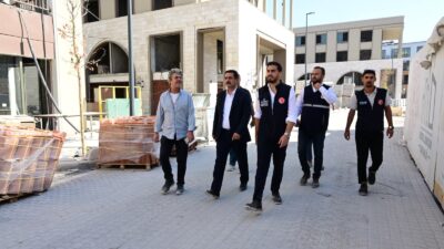 Battalgazi Belediye Başkanı Bayram Taşkın, çarşı merkezinde devam eden rezerv