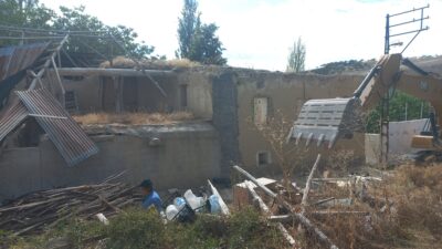 Malatya’nın Darende ilçesinde, 6 Şubat depremlerinde ağır hasar alan 3