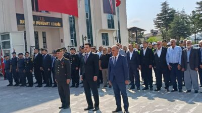 Malatya’nın Darende ilçesinde 19 Eylül Gaziler Günü dolayısıyla düzenlenen törende,