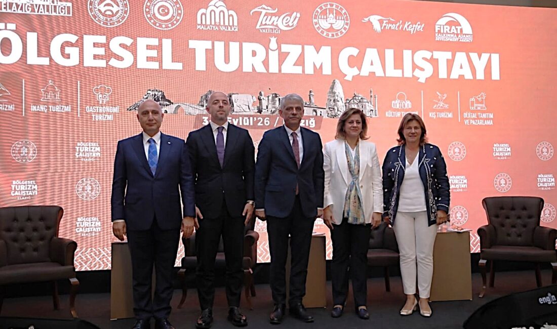 Elazığ, Malatya, Adıyaman, Bingöl ve Tunceli’nin Turizm Potansiyeli Ortak Vizyonla Geliştirilecek Kültür ve Turizm Bakanlığı koordinasyonunda, Elazığ Valiliği ev sahipliğinde düzenlenen