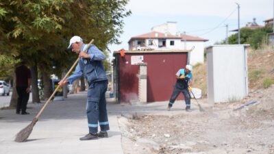 Battalgazi Belediyesi, esnafın kalıcı iş yerlerine taşınmasının ardından kaldırılan geçici