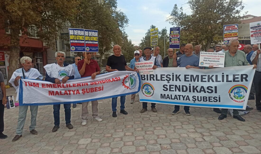 Malatya’da Emeklilerden Seyyanen Zam Çağrısı Tüm Emeklilerin Sendikası Malatya Şube Başkanı Bekir Erdem, kamu çalışanlarına
