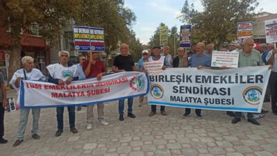 Tüm Emeklilerin Sendikası Malatya Şube Başkanı Bekir Erdem, kamu çalışanlarına