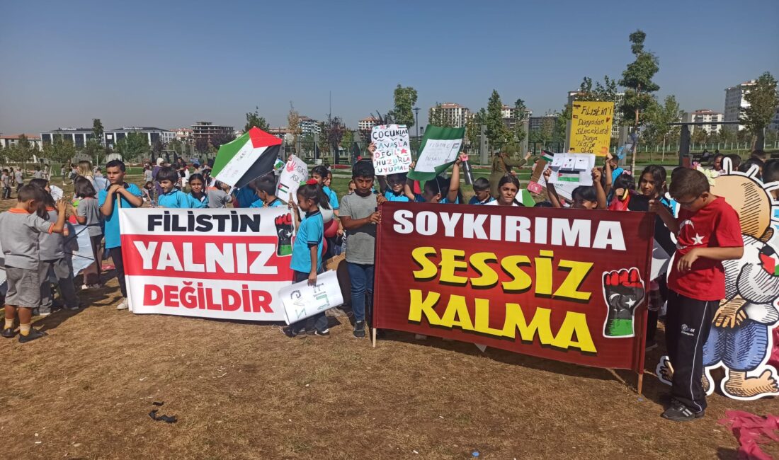 Malatya’dan Gazze’ye Uçurtmalarla Mesaj: “Gökyüzü Çocuklara Kalsın” Gazze’de devam eden İsrail zulmünde siviller ve özellikle çocuklar üzerindeki