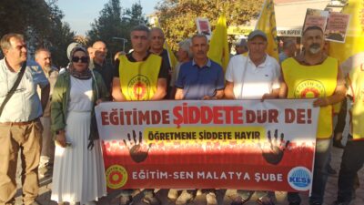 Eğitim Sen Malatya Şube Başkanı Nevzat Millioğulları, Manisa’da 11 öğrencinin