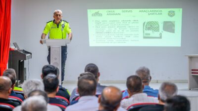 Malatya’da 2026-2027 eğitim-öğretim yılı öncesinde okul servis araçlarının sürücüleri ile