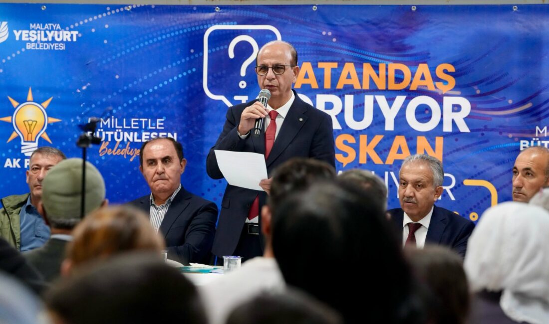 Başkan Geçit: “Taleplere Hızlı ve Pratik Çözümler Üretiyoruz” Yeşilyurt Belediyesinin “Vatandaş Soruyor, Başkan Cevaplıyor” toplantıları kapsamında Özalper Mahallesi