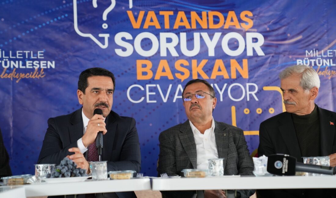 Battalgazi’de Yol Ve Kaldırımlar Yenilenecek Battalgazi Belediye Başkanı Bayram Taşkın, Nuriye Mahallesi’nde vatandaşlarla bir araya